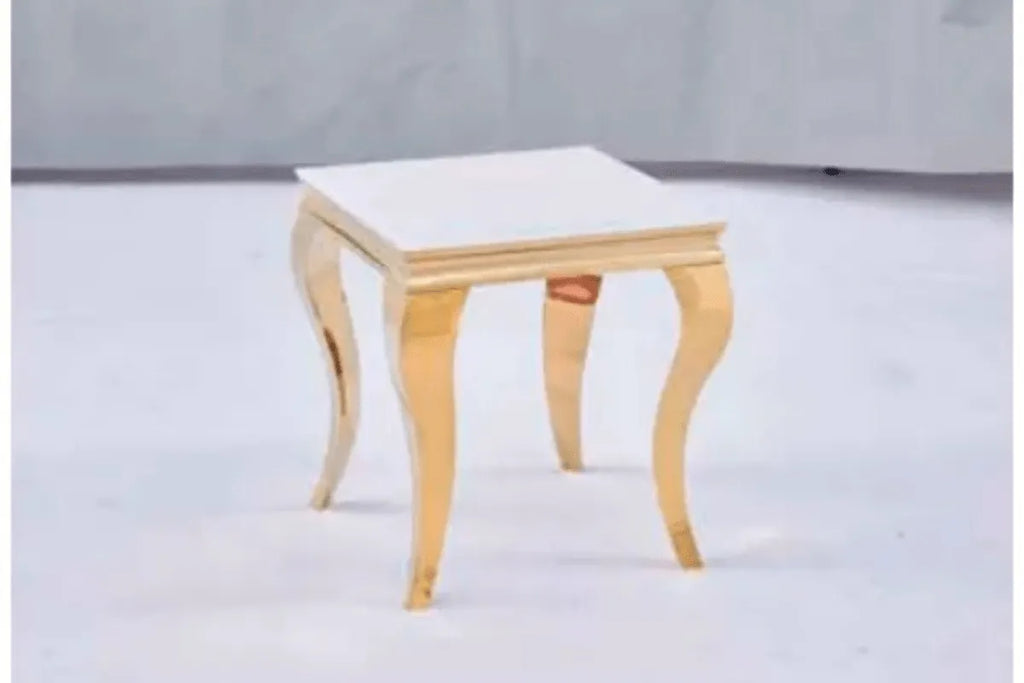 Gueridon Baroque Pieds Gold 50x50 CM