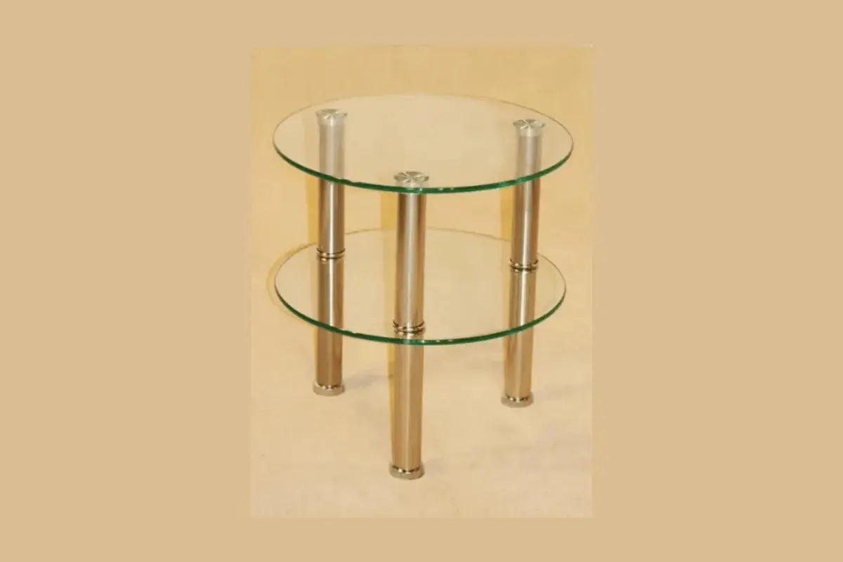 Gueridon Leon Verre Transparent 90x65 CM Swedzo-Meuble