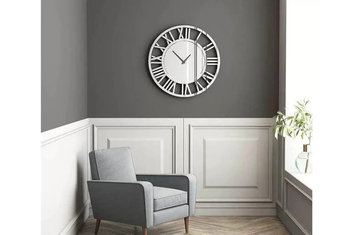 Horloge murale ronde clock Swedzo-Meuble