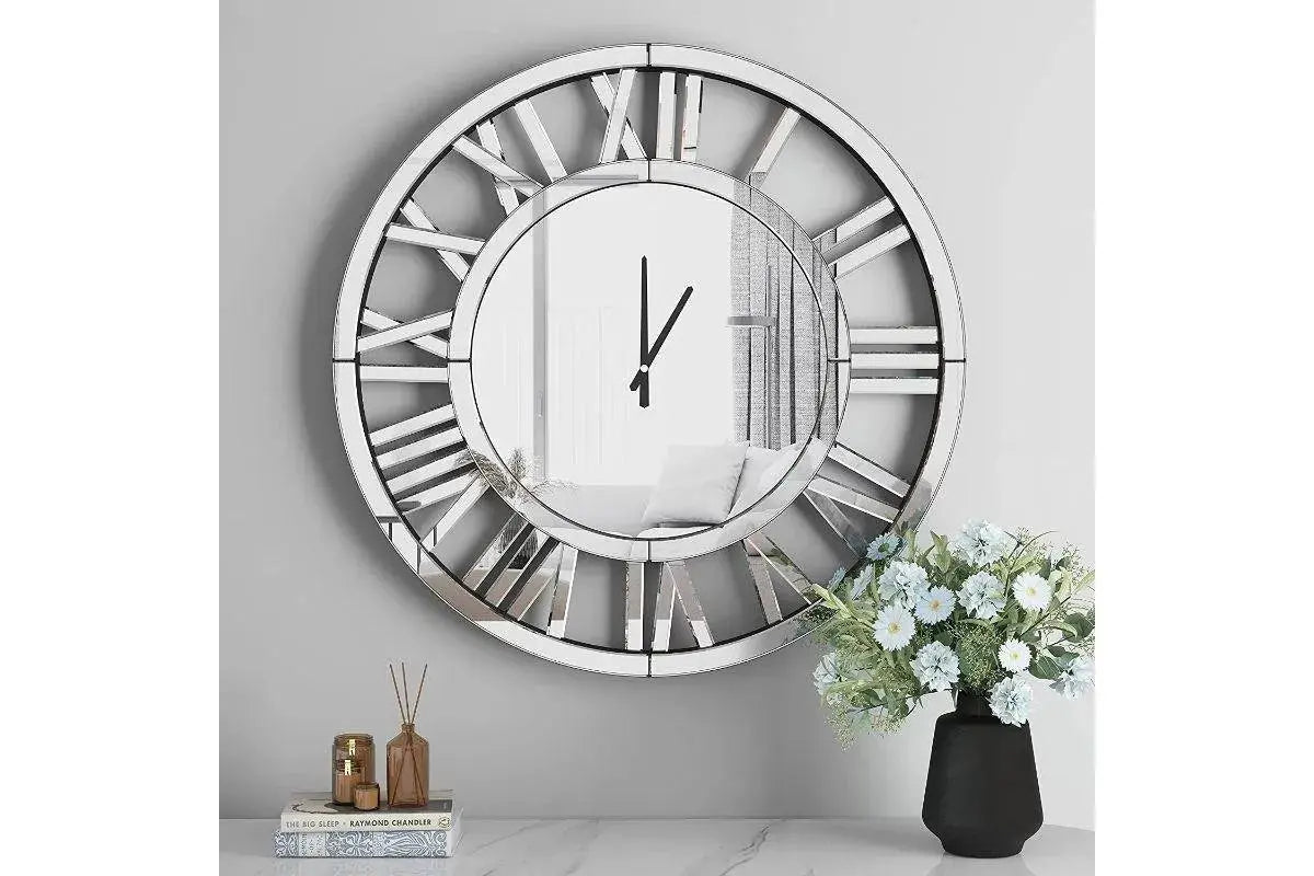 Horloge murale ronde clock Swedzo-Meuble