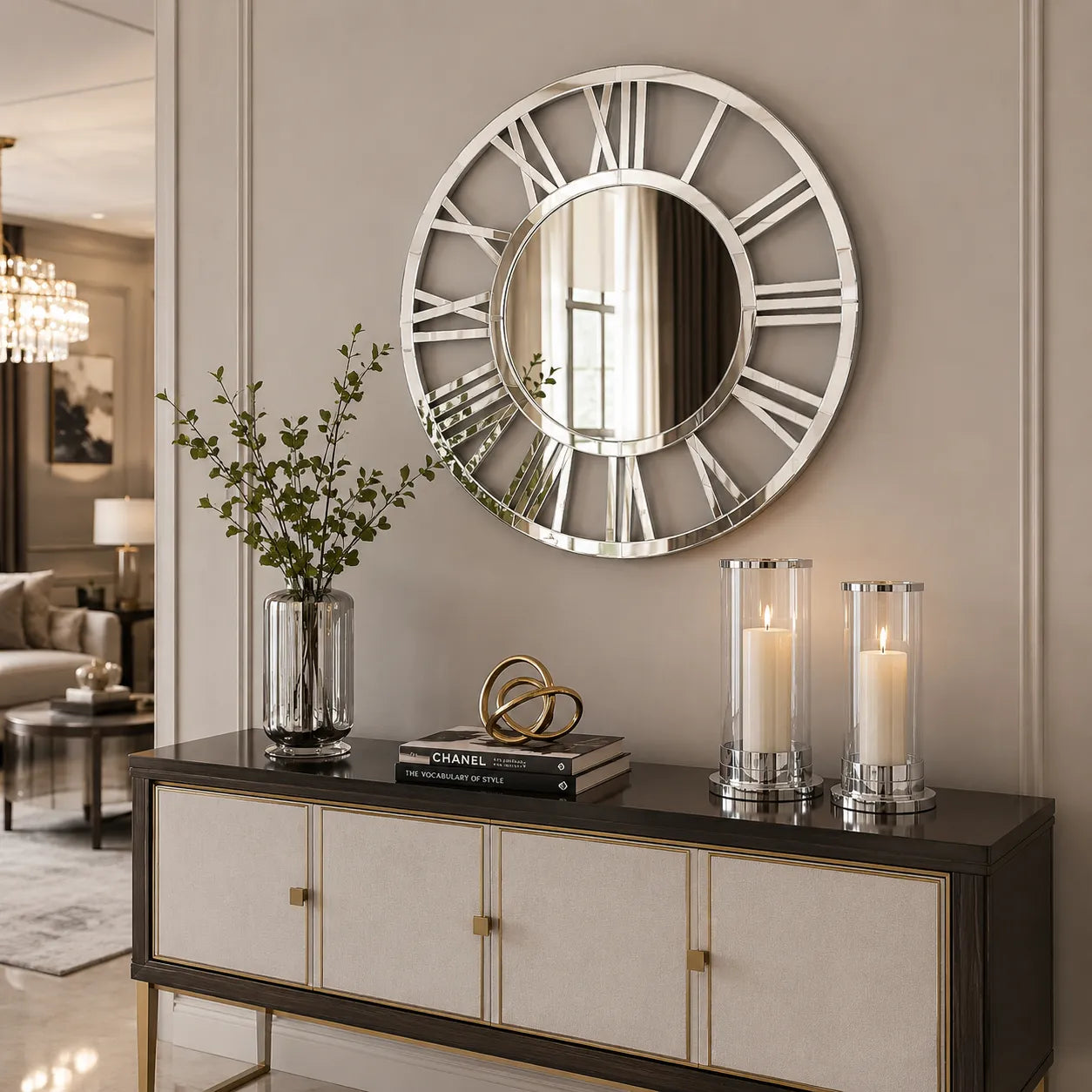Horloge murale ronde clock