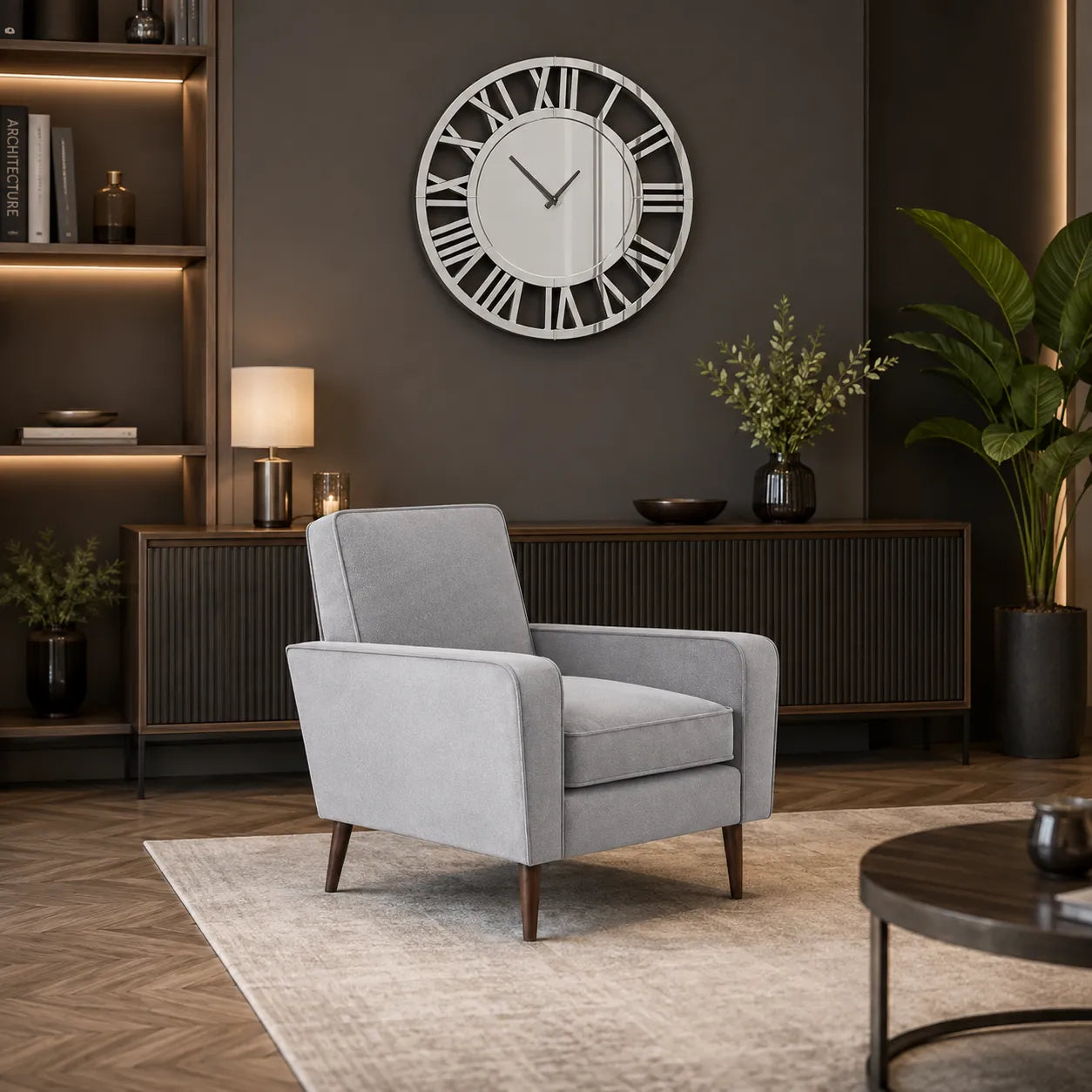 Horloge murale ronde clock
