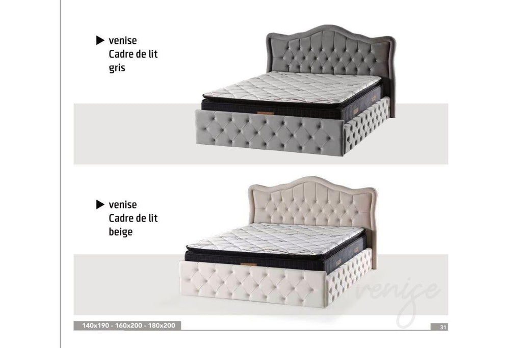 Cadre de lit Venise avec sommier