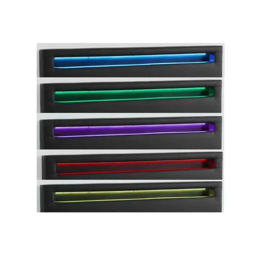 LED Lit avec Sommier Gris
