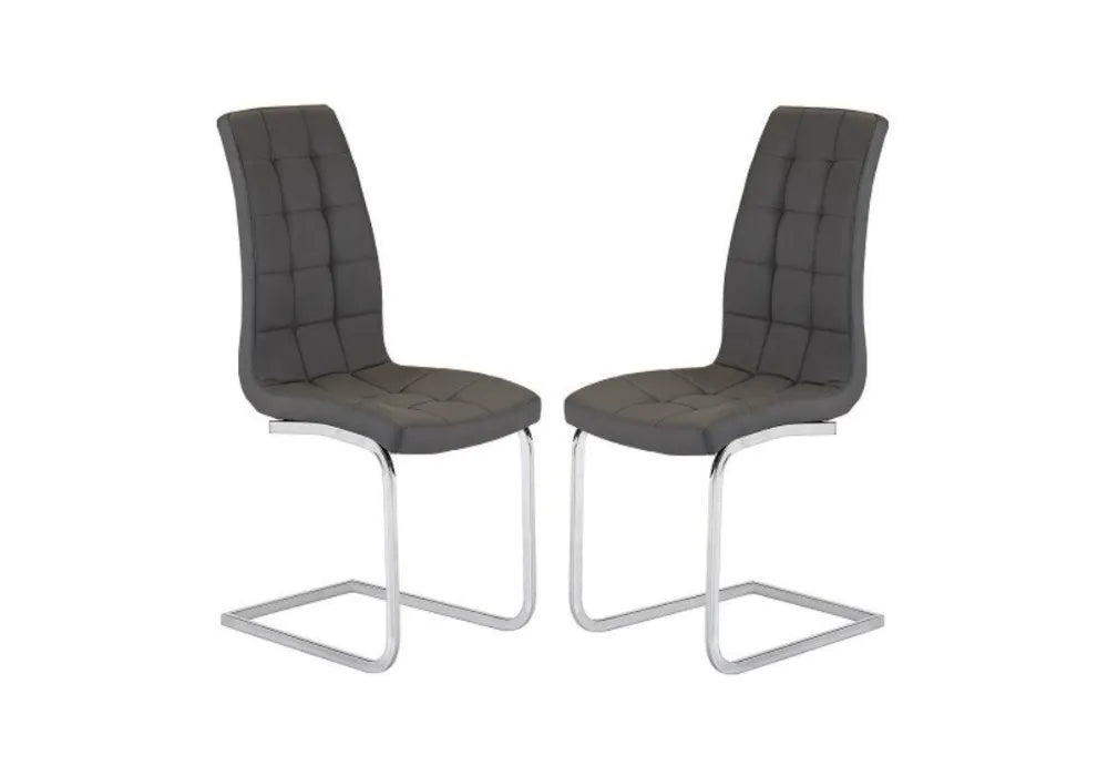 LOT DE 4/6 CHAISES BELLA EN SIMILICUIR