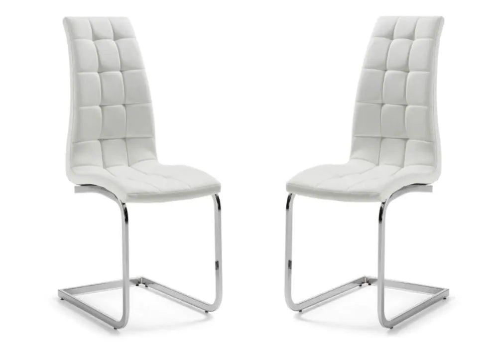 LOT DE 4/6 CHAISES BELLA EN SIMILICUIR