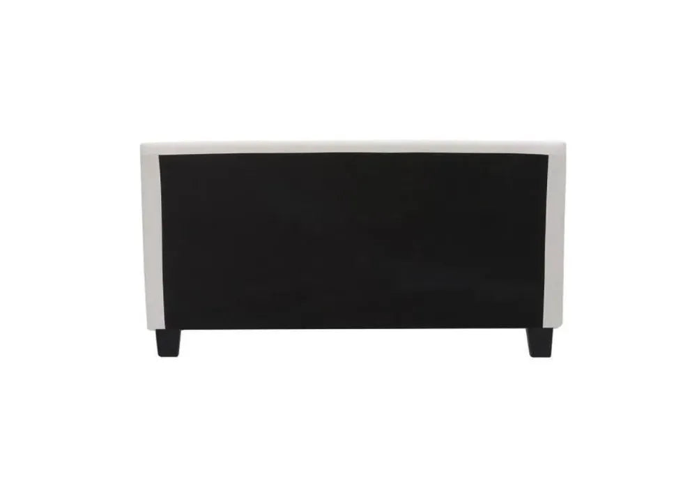 Lit Avec Sommier 140x190 - 160x200 Blanc