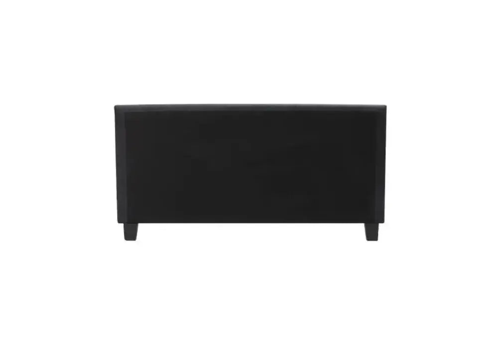 Lit Avec Sommier 140x190 - 160x200 Noir Swedzo-Meuble