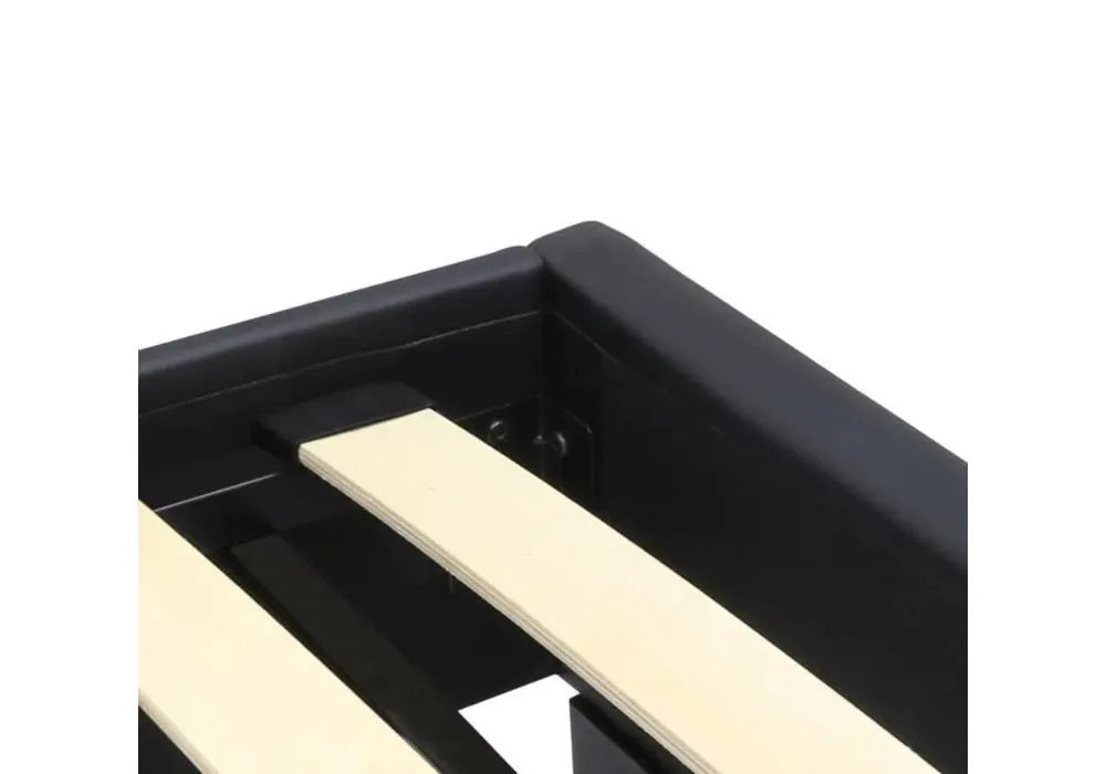 Lit Avec Sommier 140x190 - 160x200 Noir