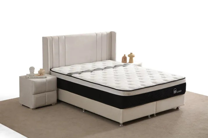 Lit Coffre Alma Velours beige