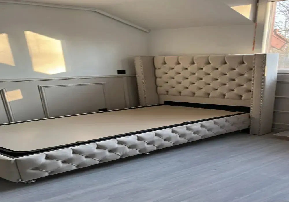 Lit Coffre Clout 1 Place 90x190 Swedzo-Meuble