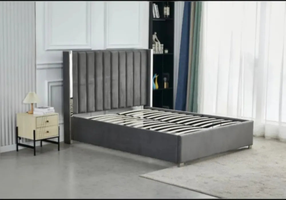 Lit Coffre Gris Prince