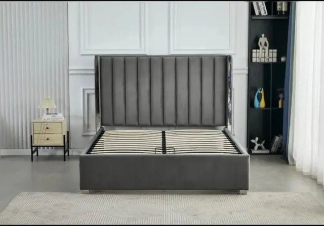 Lit Coffre Gris Prince