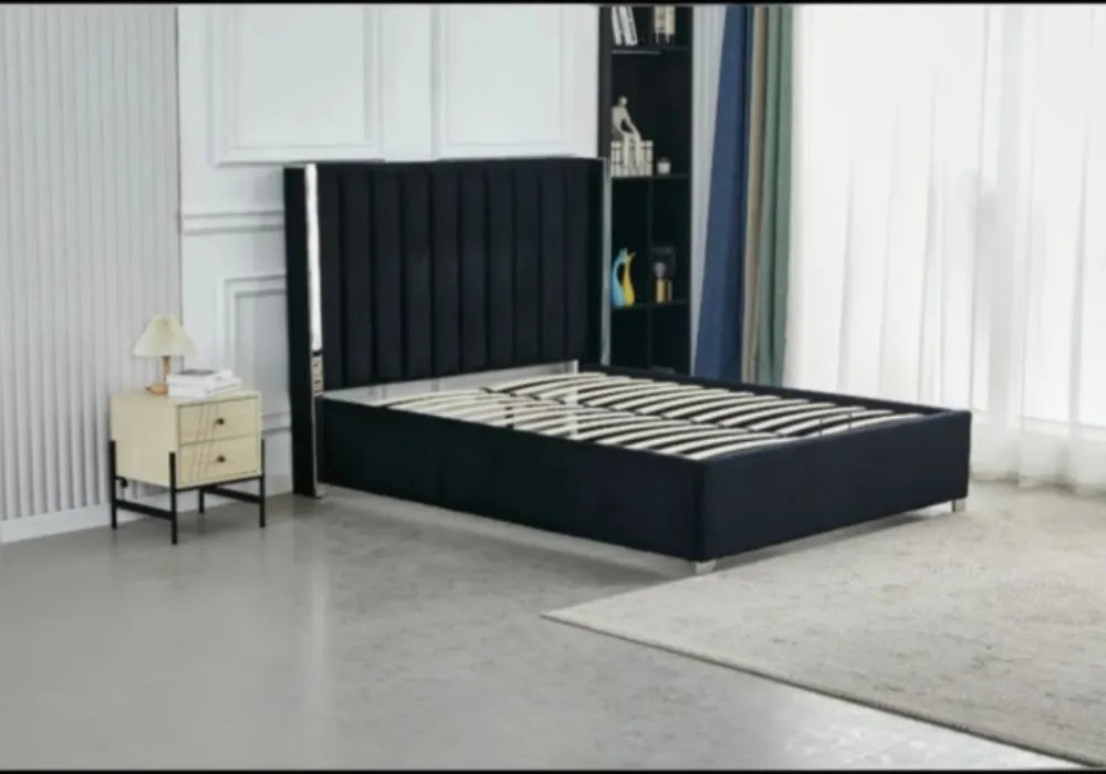 Lit Coffre Noir Prince