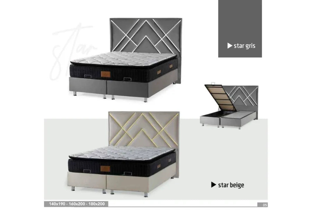 Lit Coffre Star Swedzo