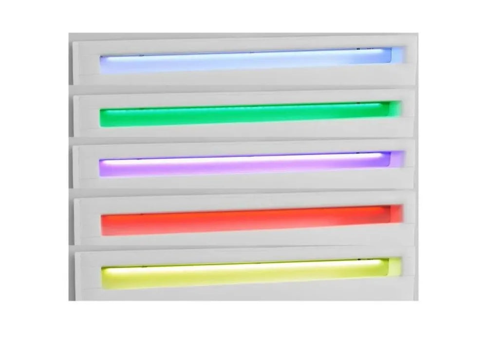 Lit Led Avec Sommier Blanc