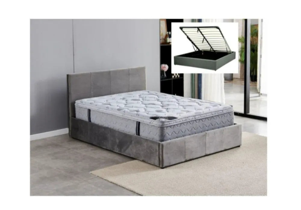 Lit Simply Coffre Velour 140/190