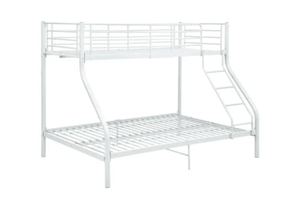 Lit Superposes 2+1 Blanc Swedzo-Meuble