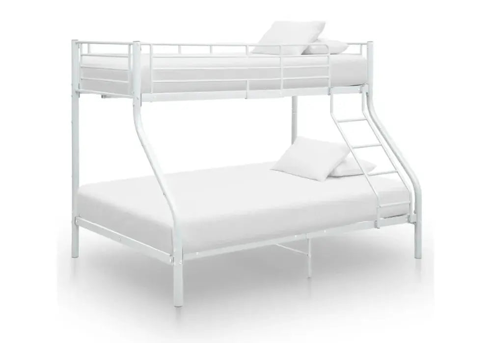 Lit Superposes 2+1 Blanc Swedzo-Meuble