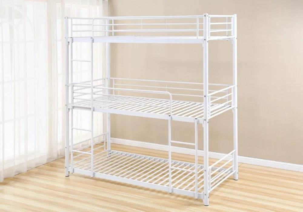 Lit Superposes Trio En Metal 1 Place 90é190 cm