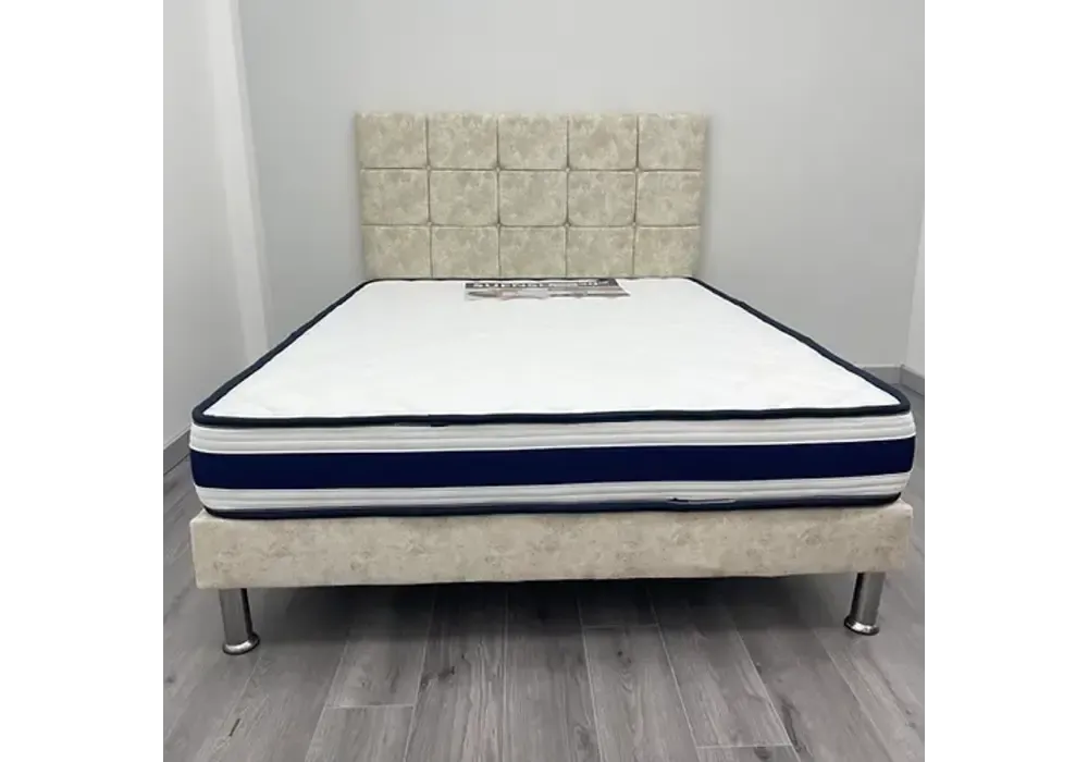 Lit Turc Beige avec tête de lit 160x200