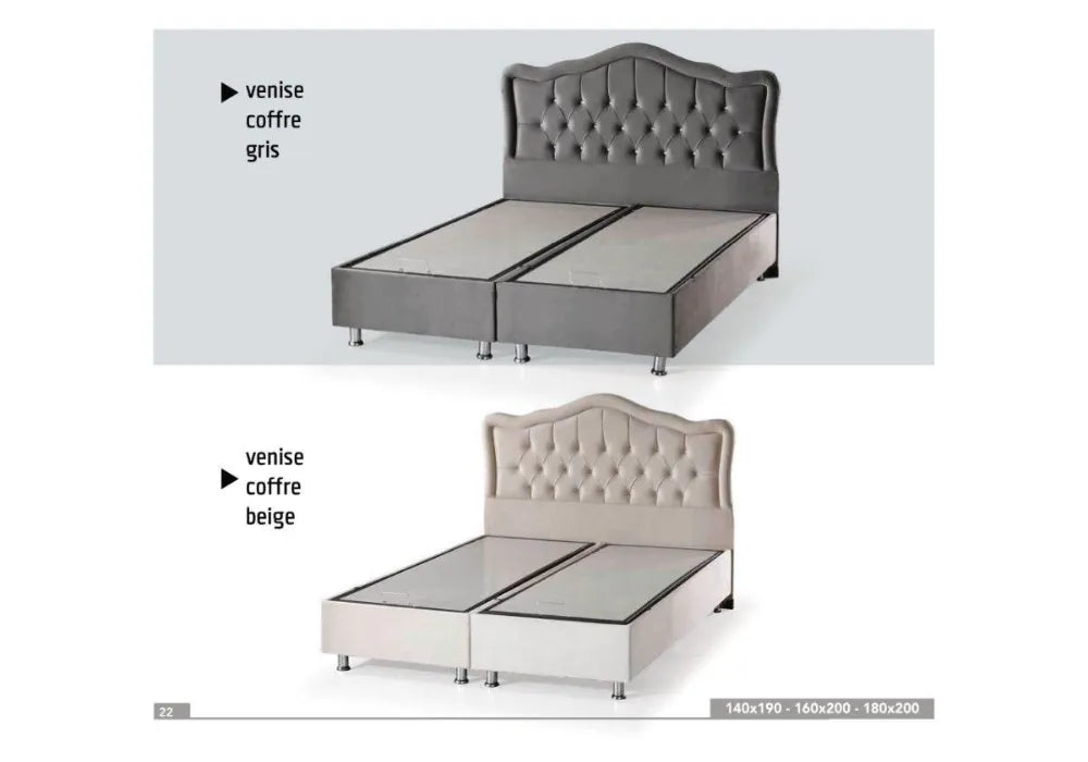 Lit Venise coffre Swedzo