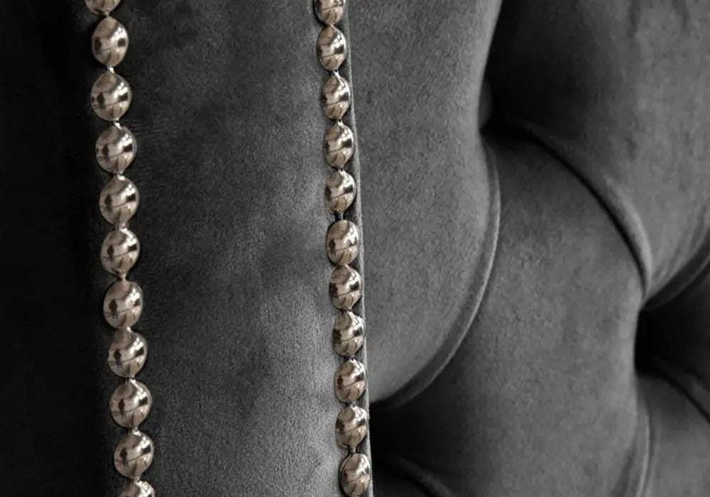 Lit coffre en tissu velours 180x200 cm Swedzo-Meuble