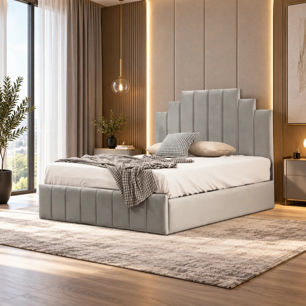 Lit Cadre Velours 140190