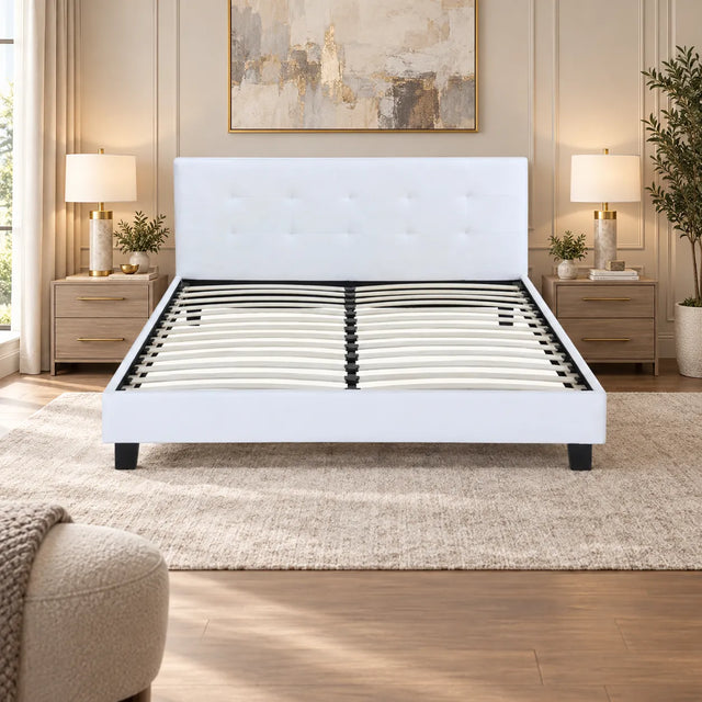 Lit Capitonnés Swedzo Blanc 140x190 - 160x200
— lit coffre, lit coffre avec matelas, lit avec rangement, lit coffre 90x190, lit coffre pas cher, lit coffre moderne, lit coffre double, lit coffre en bois, lit avec sommier et rangement