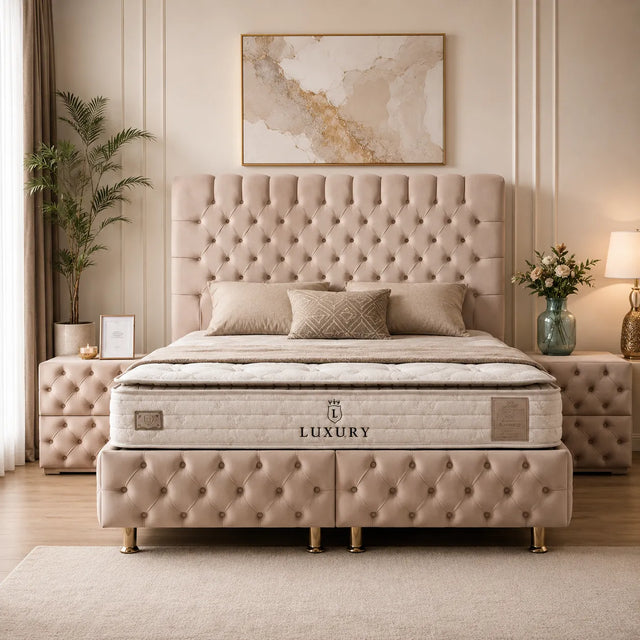 Lit Coffre LUNA - Velours capitonné - ANTHRACITE ET BEIGE
— lit coffre Paris, lit coffre pas cher, lit coffre 140x190, lit coffre 160x200, lit coffre avec rangement, lit coffre adulte, lit coffre livraison rapide Paris, lit coffre Île-de-France, lit coffre moderne, acheter lit coffre en ligne