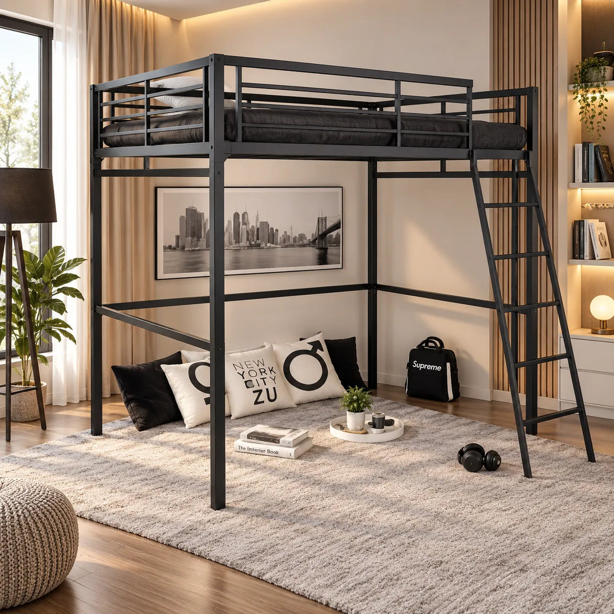 Lit Double Mezzanine
