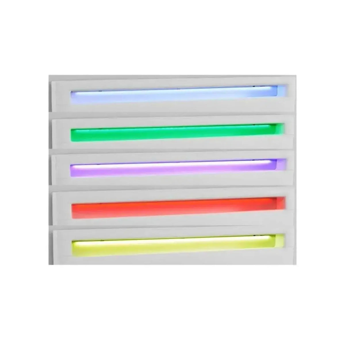 Lit LED avec Sommier Blanc