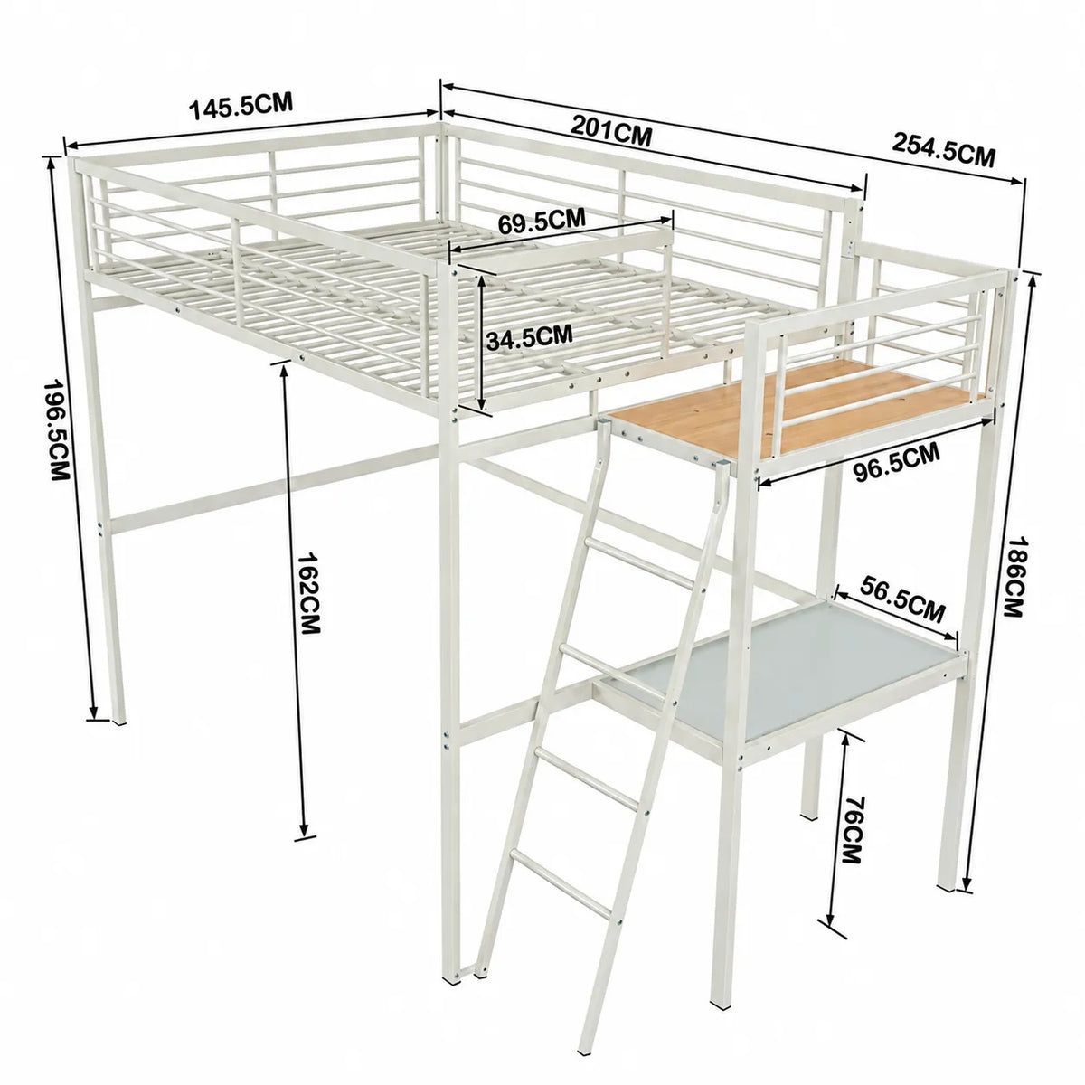 Lit Double Mezzanine