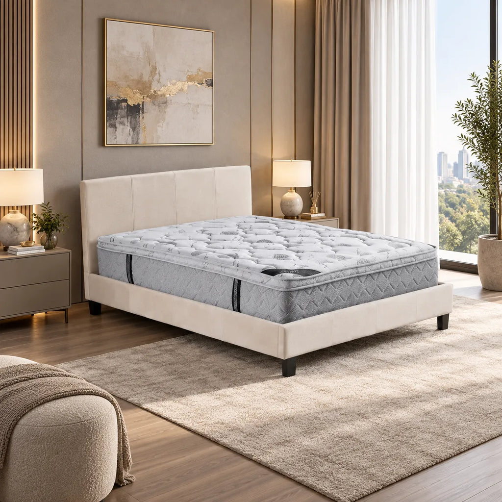 Lit avec sommier Velours 140190