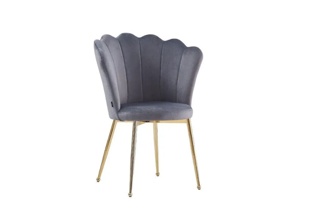 Lot De 2 Chaises Nymphea Gold Velours
