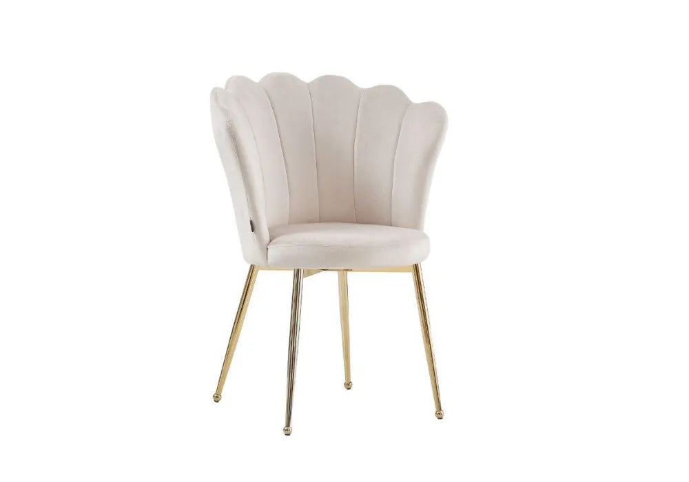 Lot De 2 Chaises Nymphea Gold Velours