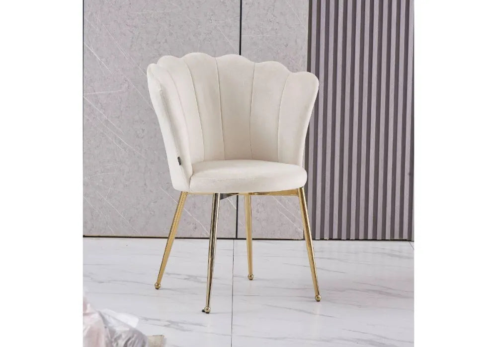 Lot De 2 Chaises Nymphea Gold Velours