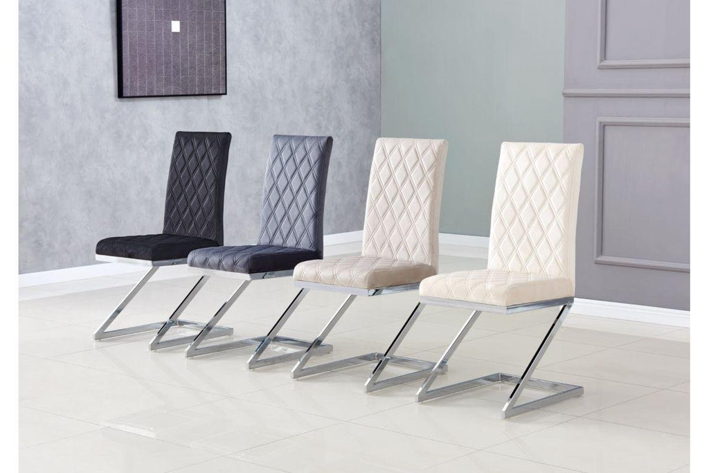 Lot De 4 - 6 Chaises Cocomat Matelassee Velours