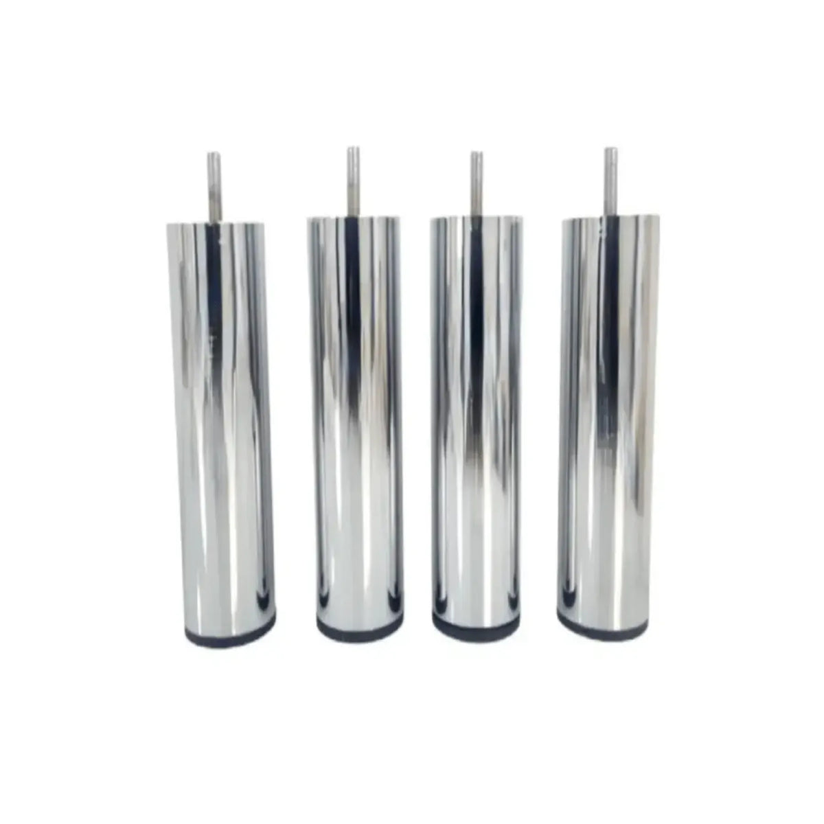 Lot De 4 Pieds Argent