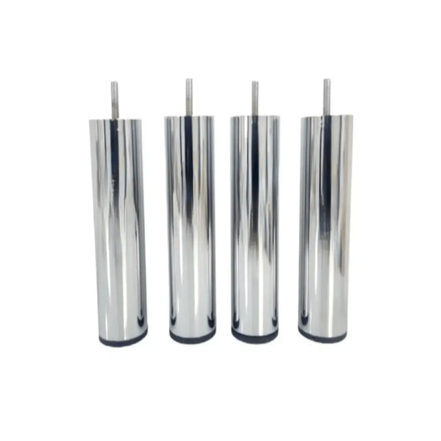 Lot De 4 Pieds Argent