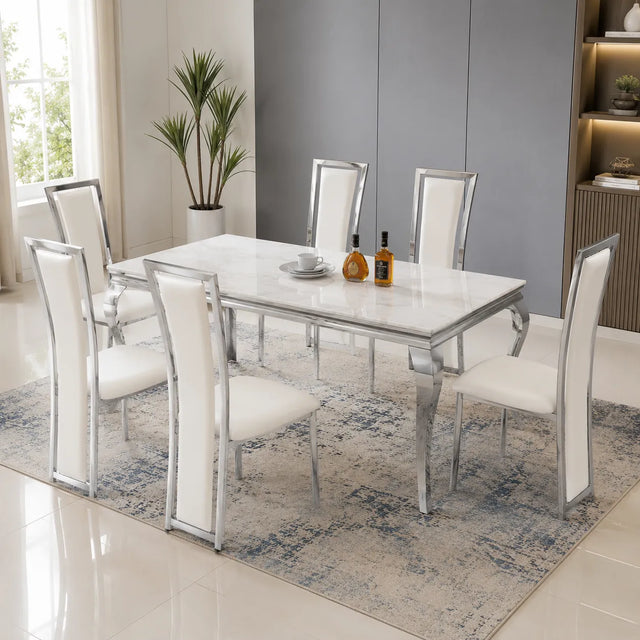 Louise Table avec chaises blanc
— table et chaises, ensemble table et chaises, table à manger avec chaises, table et chaises pas cher, table en bois avec chaises, ensemble salle à manger, table et chaises modernes, table et chaises 6 personnes, table et chaises design