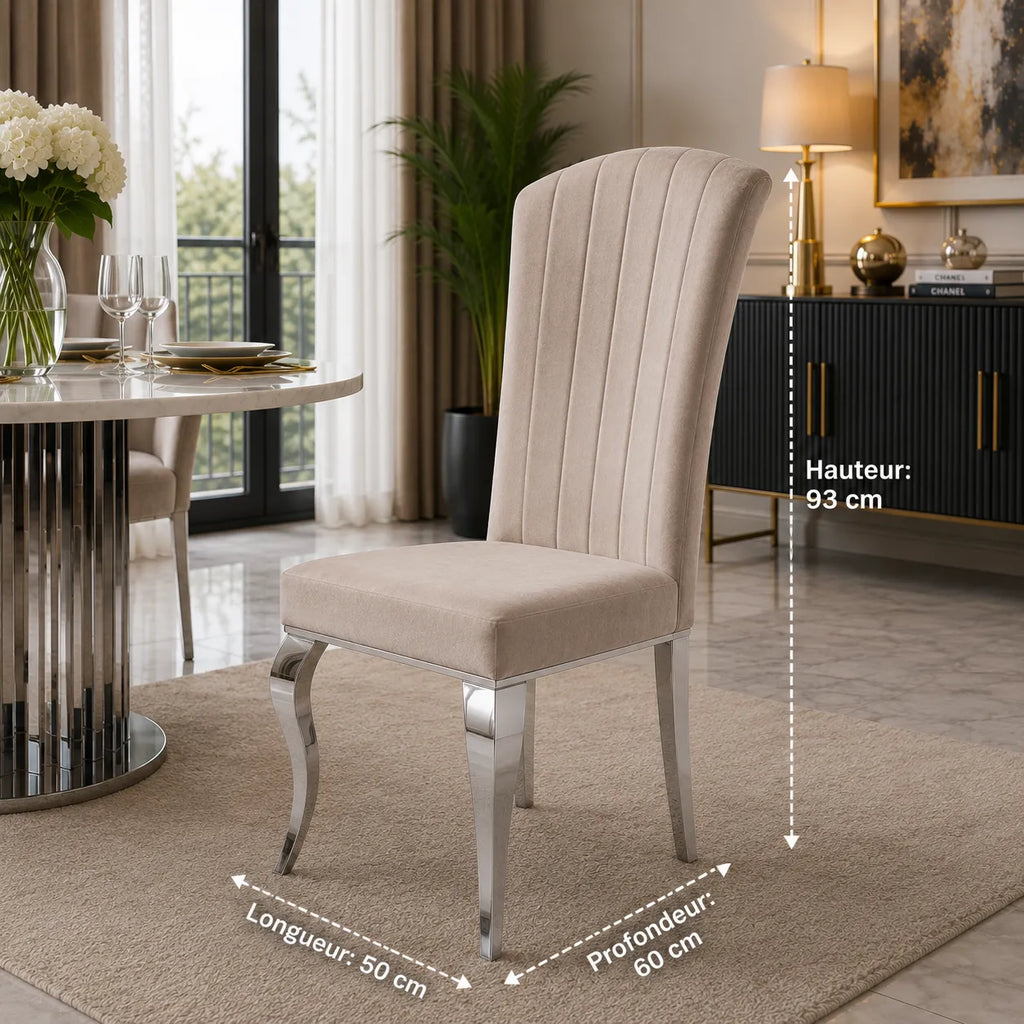 Louise Chaises Louise Velours