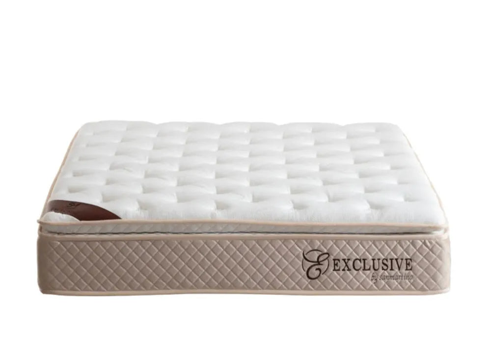 Matelas  Exclusif Ressorts Beige - 32 cm avec surmatelas Intégré