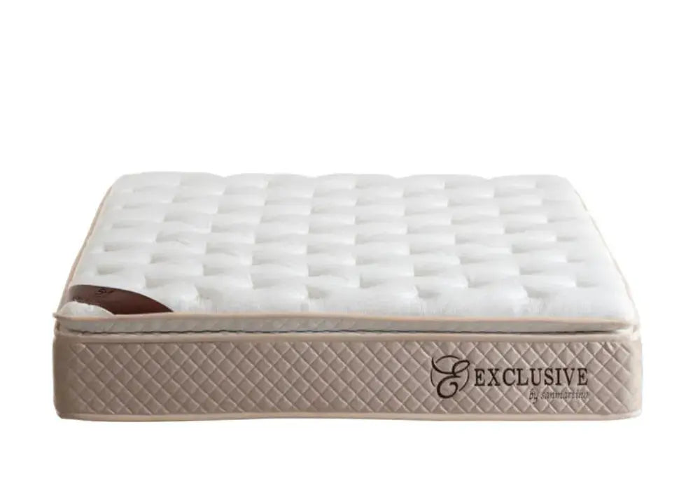 Matelas  Exclusif Ressorts Beige - 32 cm avec surmatelas Intégré Swedzo-Meuble