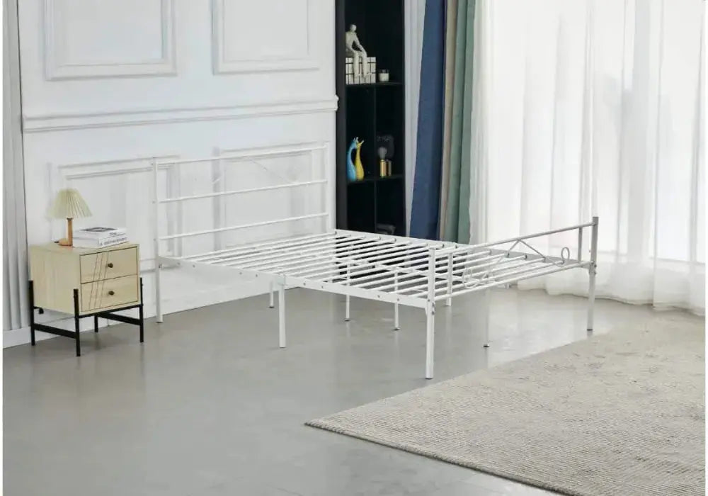 Metal Lit 140/190 Swedzo-Meuble