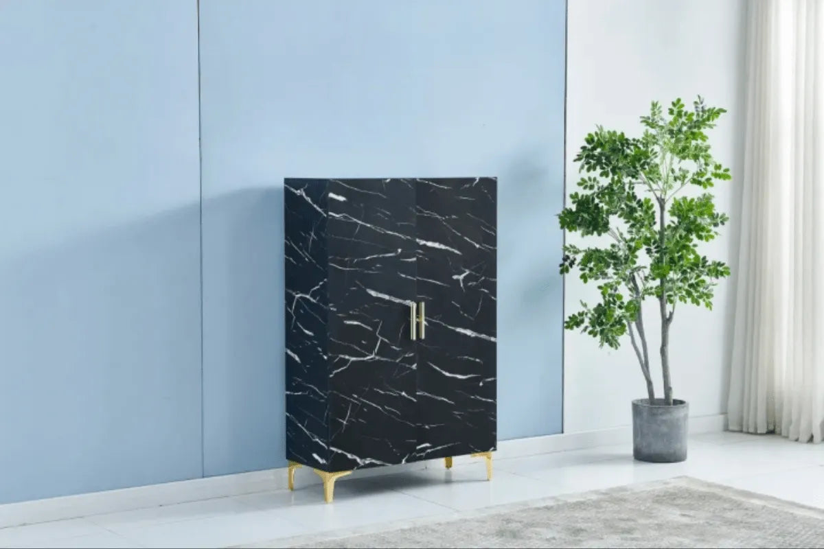 Meuble A Chaussure Pieds Dore