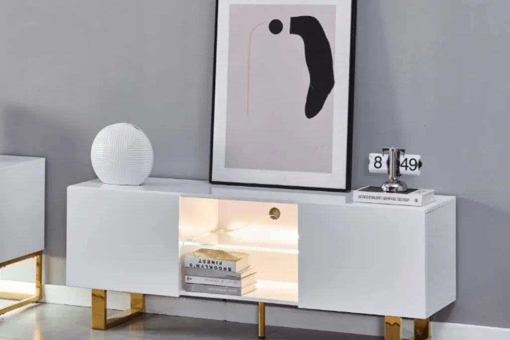 Meuble Tv Alya Bois Laque