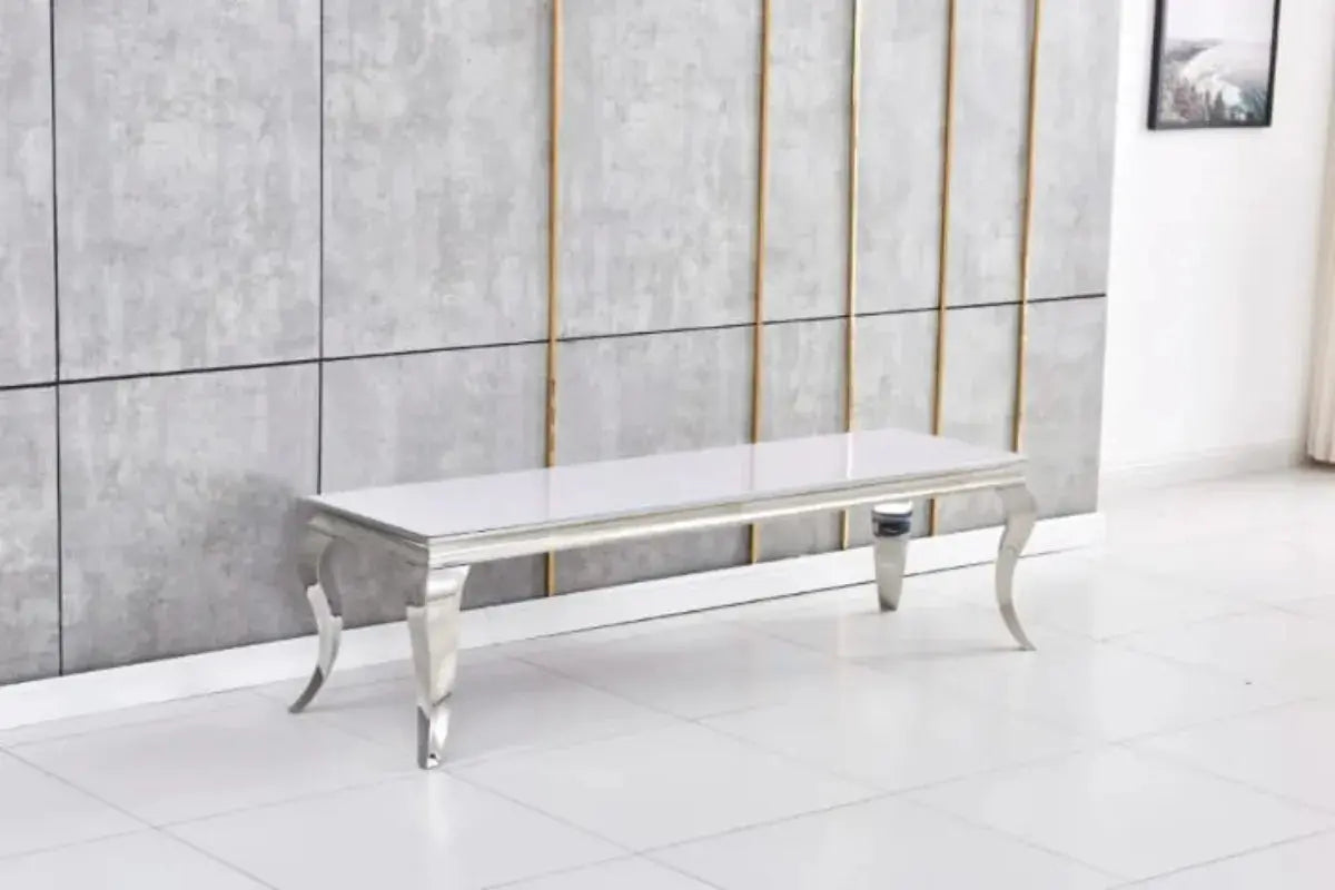 Meuble Tv Baroque Chrome 160x45x45 CM Swedzo-Meuble