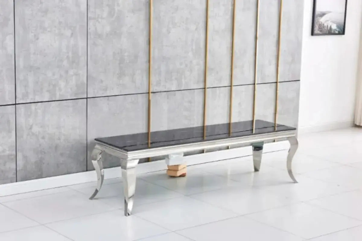 Meuble Tv Baroque Chrome 160x45x45 CM Swedzo-Meuble