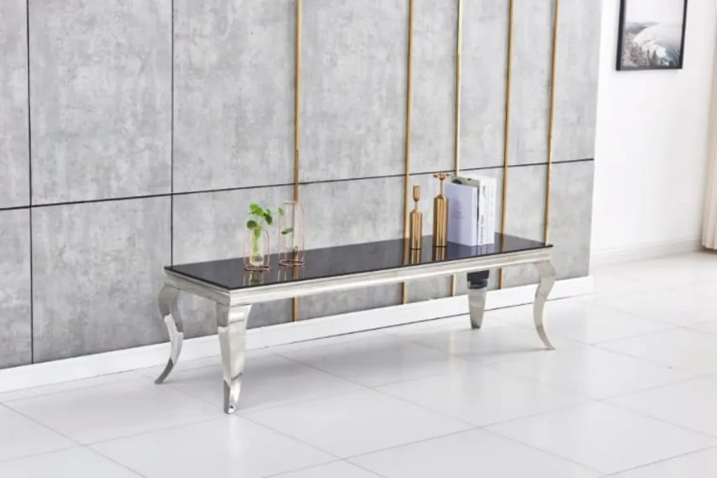 Meuble Tv Baroque Chrome 160x45x45 CM